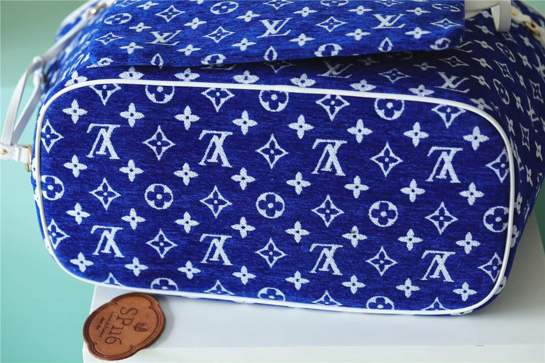 LV Neverfull MM Monogram Blue For Womtlm,  Shoulder And Crossbody Bags 12.2in/31cmLV M46220