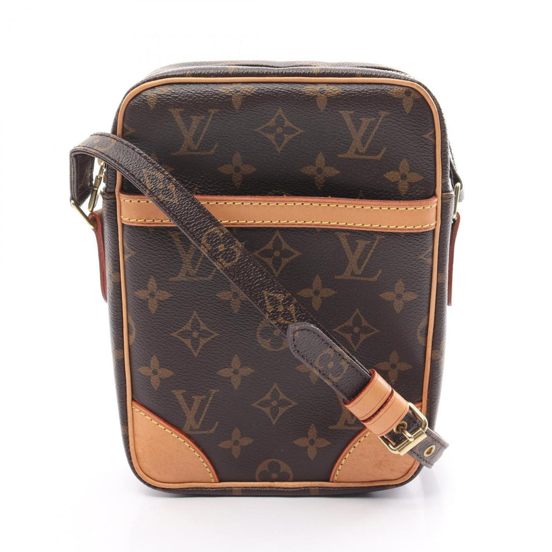 Louis Vuitton  Coated Canvas Monogram Pvc Leather Shoulder Bag