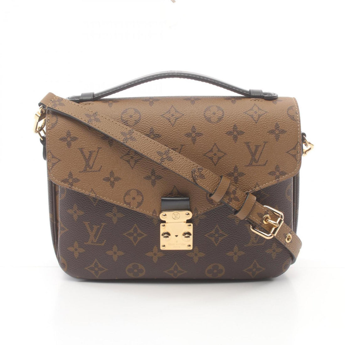 Louis Vuitton   Coated Canvas Pvc Leather Handbag Pochette