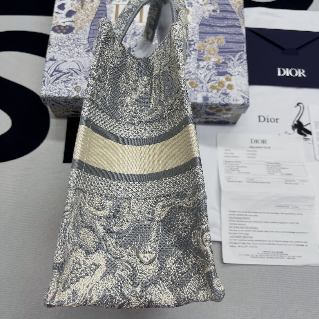 DI Small Book Tote Grey, For Womtlm, Womtlm’s Handbags 26.5cm/10.5in CD