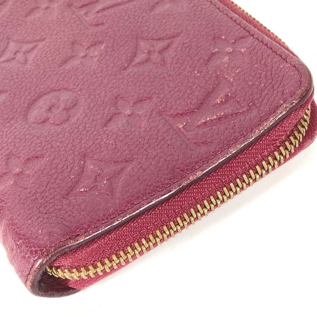 Louis Vuitton Aurore  Color Monogram Empreinte Leather Long Bill Wallet (Bi-Fold)