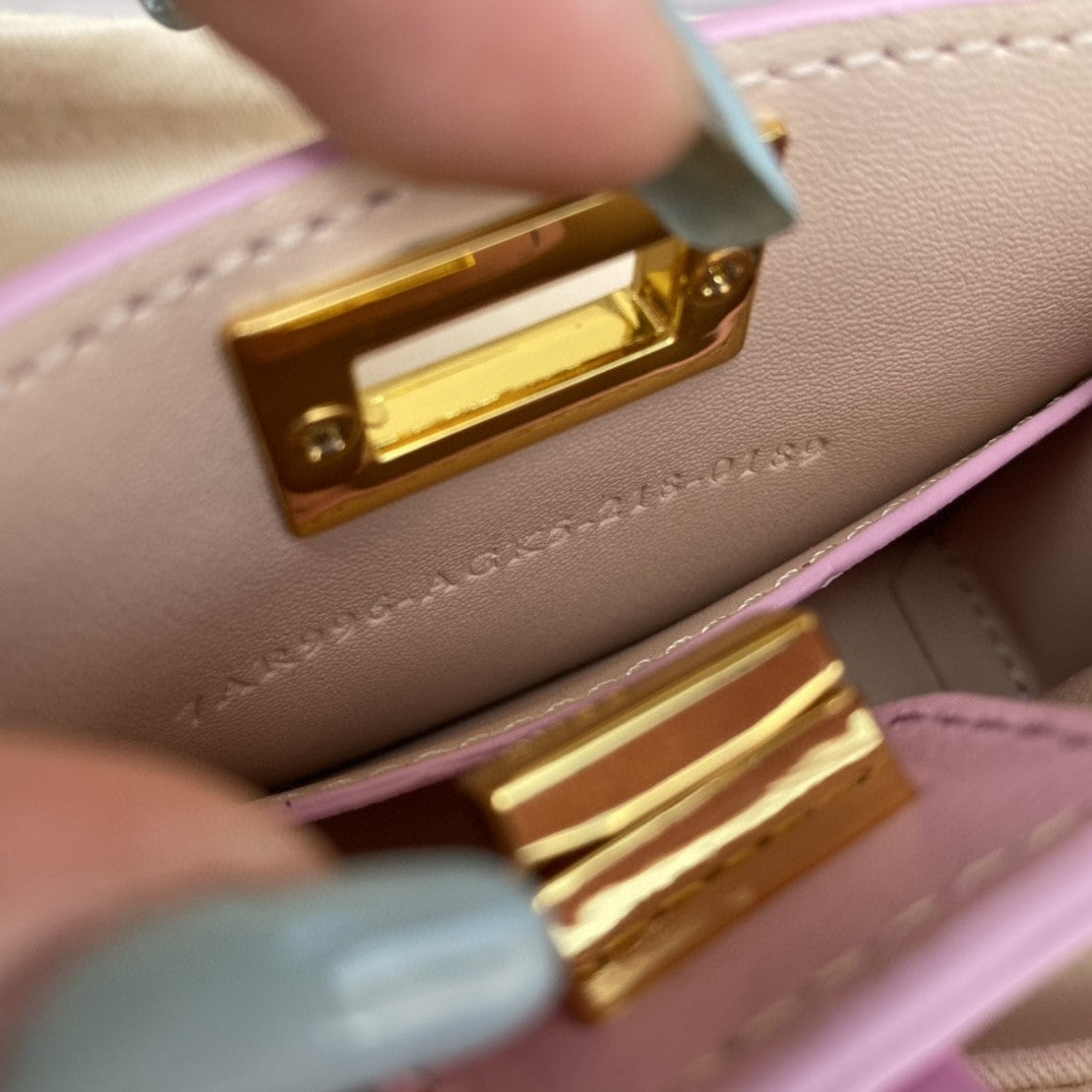 FI Nano Peekaboo Charm Crossbody Pink Bag For Woman 12cm/4.5in