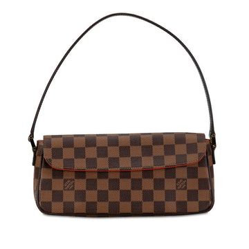 Louis Vuitton Damier Recoleta Handbag N51299 Brown PVC Leather  Louis Vuitton