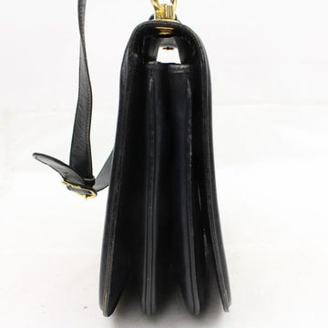 Gucci Vintage Midnight Blue Suede With Leather Trim Hobo Bag