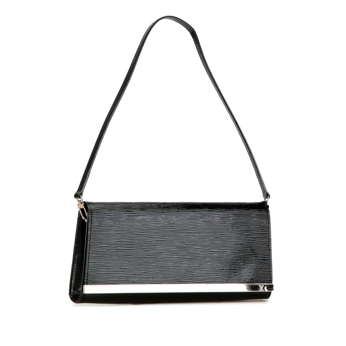 Louis Vuitton  Noir Patent Leather Pochette Shoulder Bag