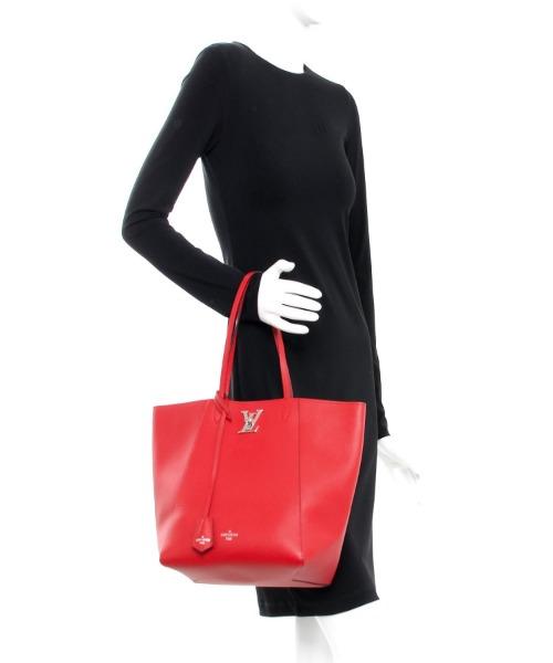 Louis Vuitton Lockme Cabas Bag Rubis