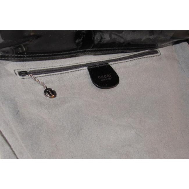 Gucci Soho Vintage Black Patent Leather Satchel