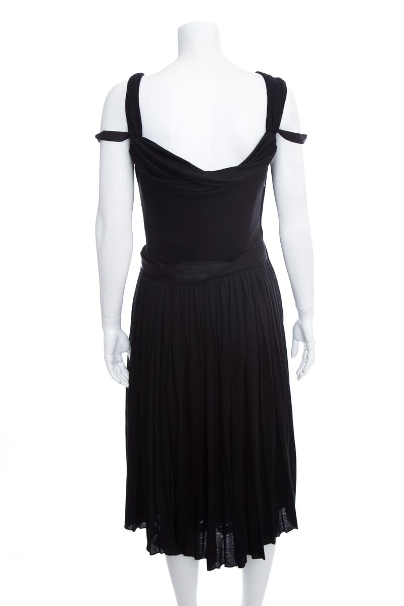 Dolce & Gabbana Black Sleeveless Dress SZ 46