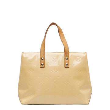 Louis Vuitton Verney Reed PM Handbag M91334 Nozzle Beige Patent Leather Louis Vuitton