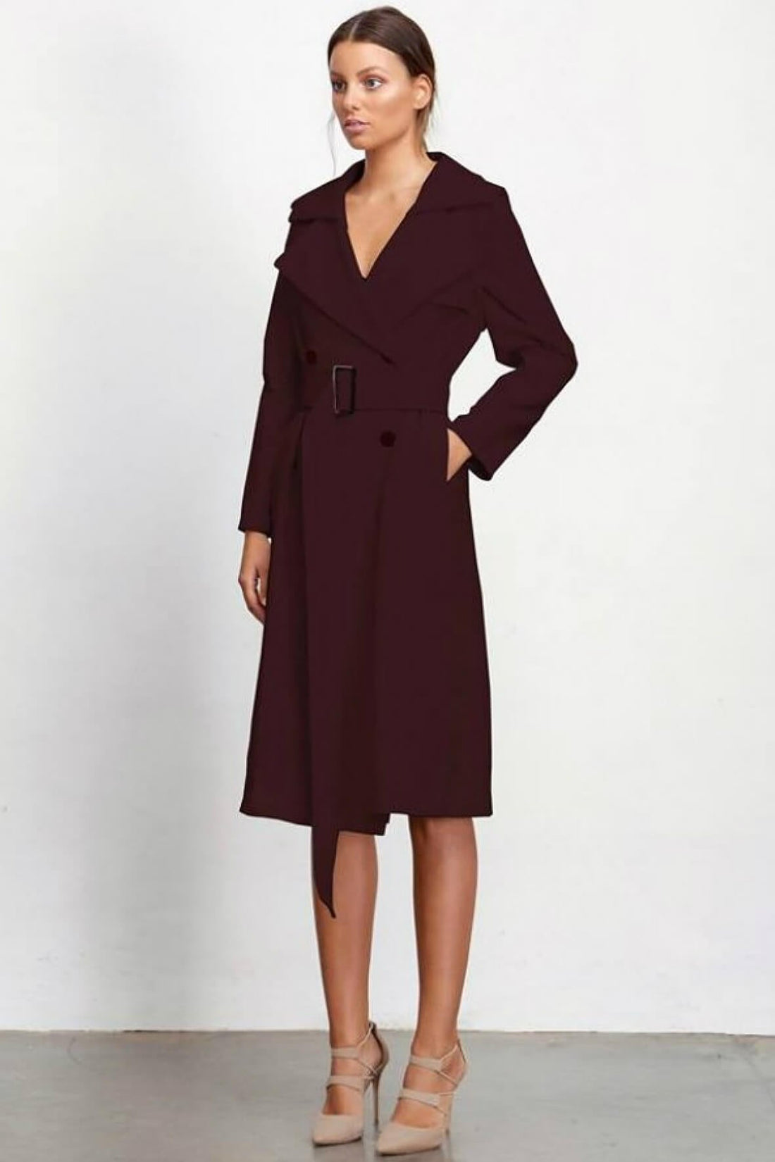 Rosaline Trench With Detachable Sleeves