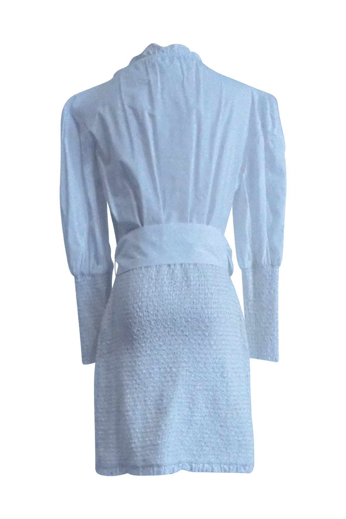 Ruffle Neck Longsleeve Dress