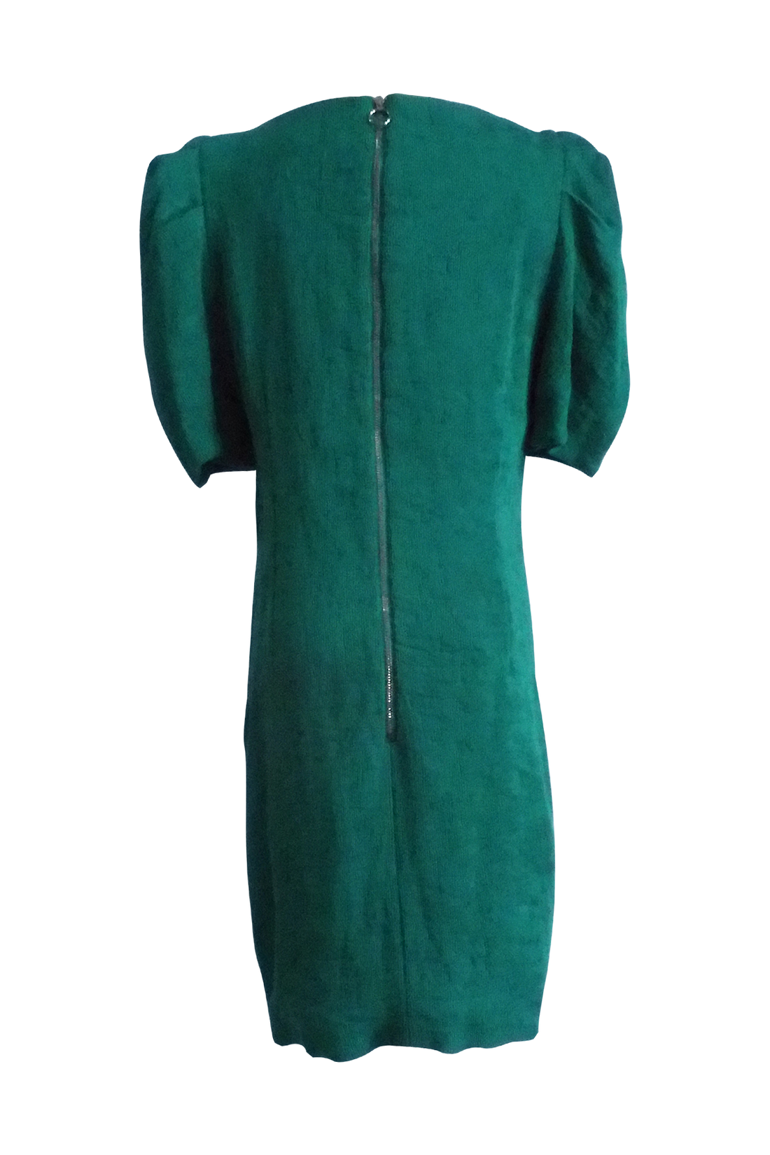 V-Neck Green Dress