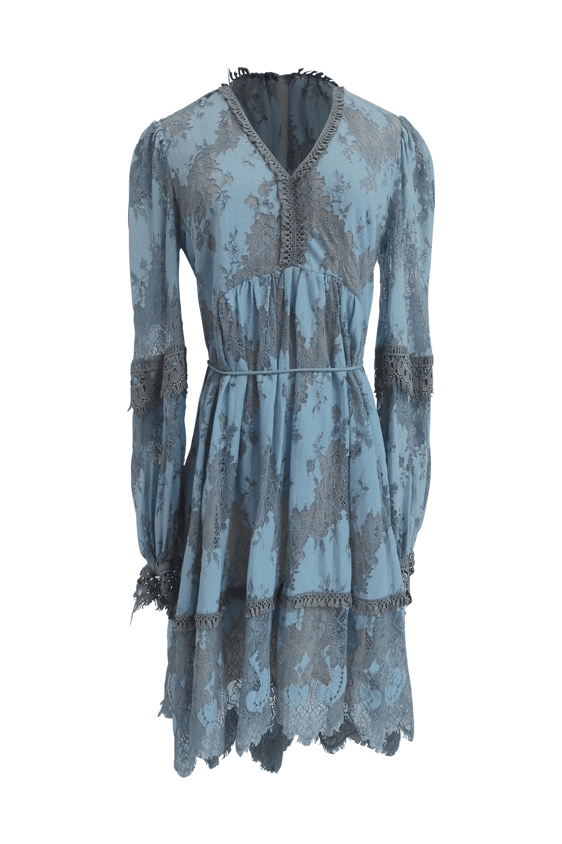 V-Neck Lace Dress