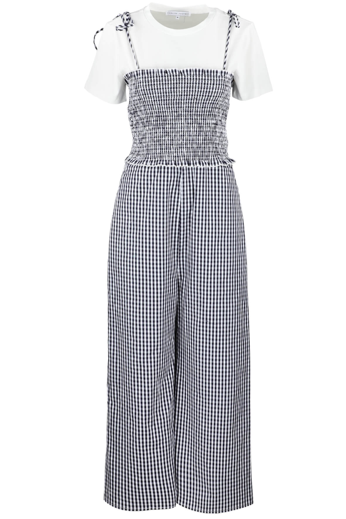 Sleeveless Smocked Jumpsuit