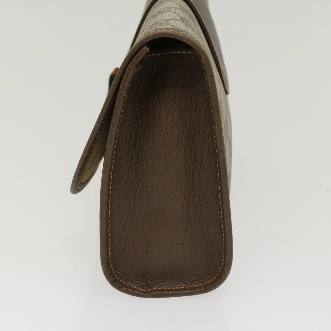 GUCCI GG Canvas Web Sherry Line Clutch Bag Beige Red Green 14.01.030  ep1124