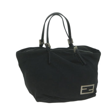 FENDI Hand Bag Nylon Black Auth ep3047