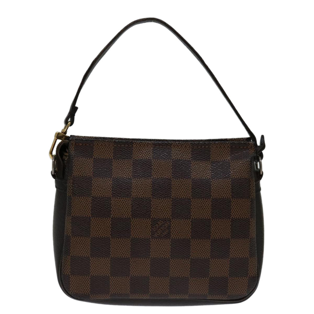 LOUIS VUITTON Damier Ebene Trousse Makeup Pouch N51982 LV Auth ep3875