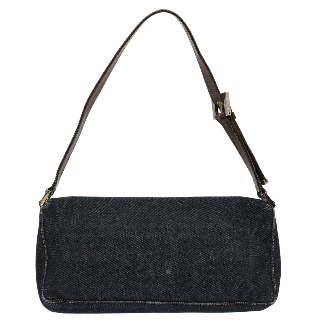 FENDI Hand Bag Denim Navy Auth ep3949