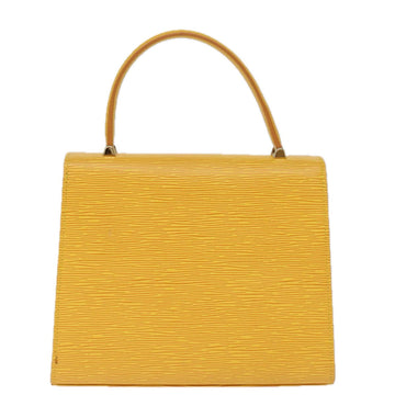 LOUIS VUITTON Epi Malesherbes Hand Bag Tassili Yellow Jonne M52379 Auth ep4341