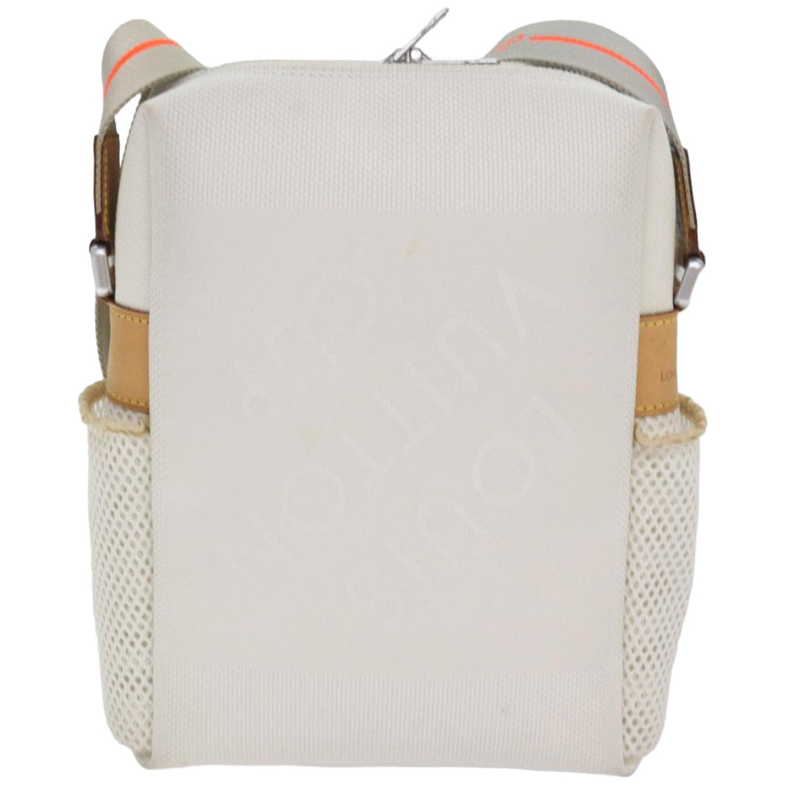 LOUIS VUITTON Damier Geant LV Cup Weatherly Bag White M80637 LV Auth ep4939
