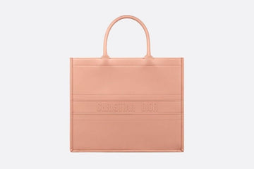 Dior Book Tote Rose Des Vents Calfskin