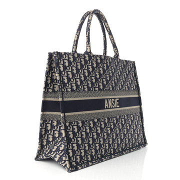 CHRISTIAN DIOR LARGE OBLIQUE BOOK TOTE Bag