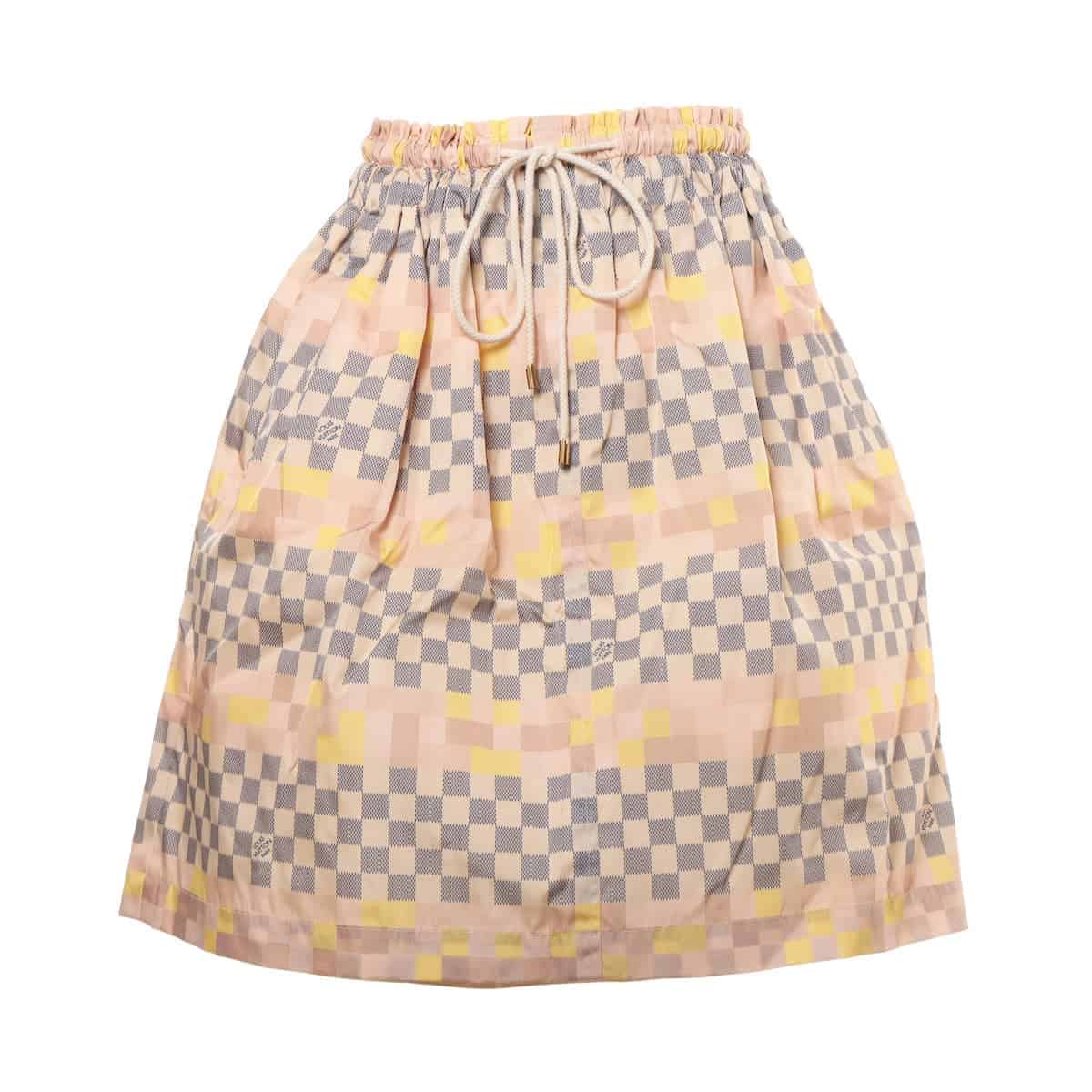 Louis Vuitton 22AW Cotton x Nylon Shirt 34  Pink RW222W Damier Nalle