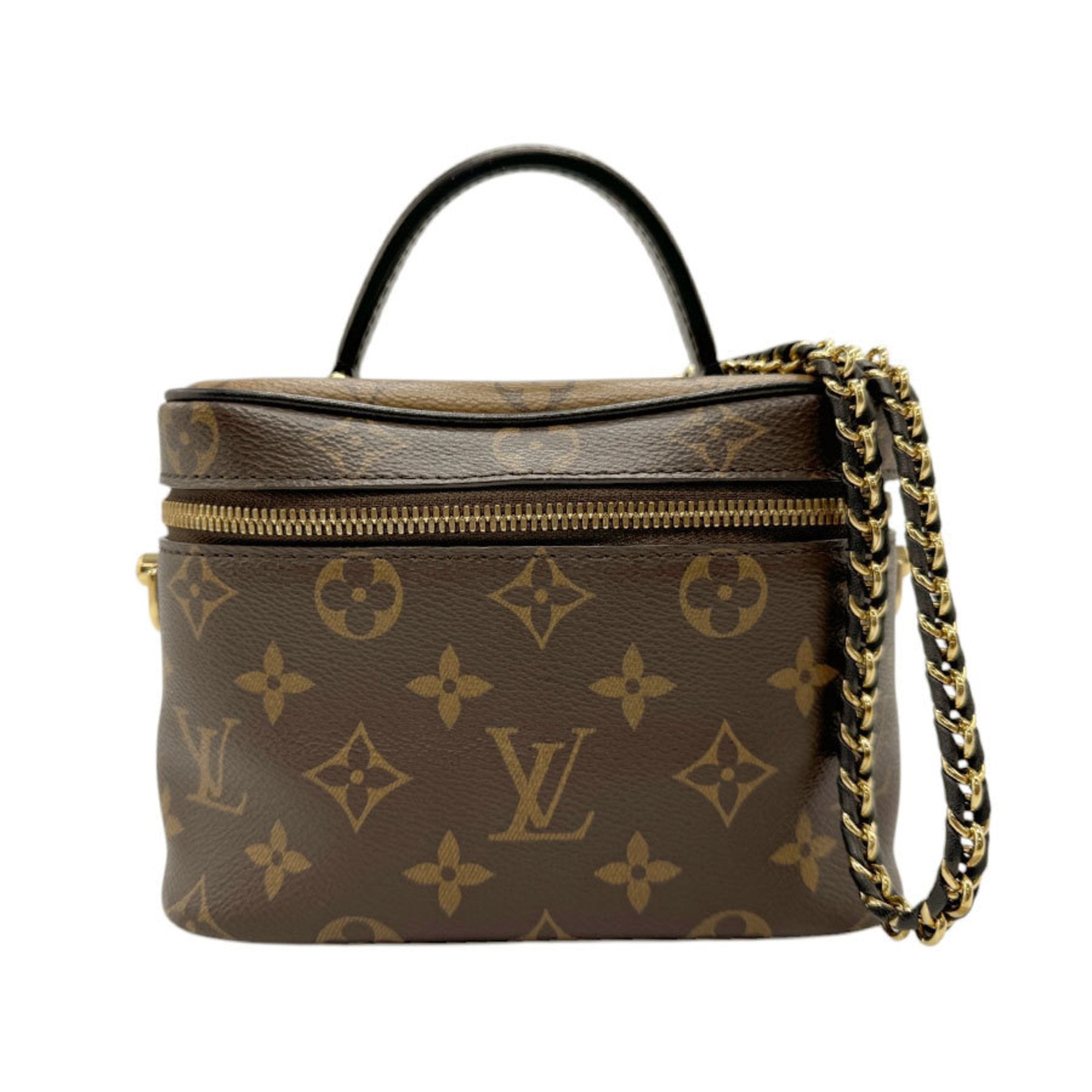 Louis Vuitton  Monogram Reverse Handbag Shoulder Bag