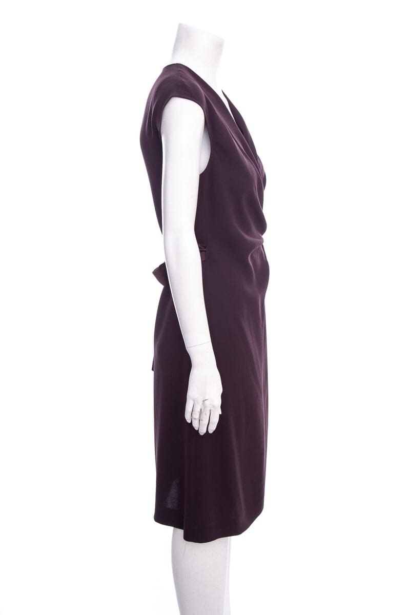 Max Mara Brown Wrap Dress SZ 8