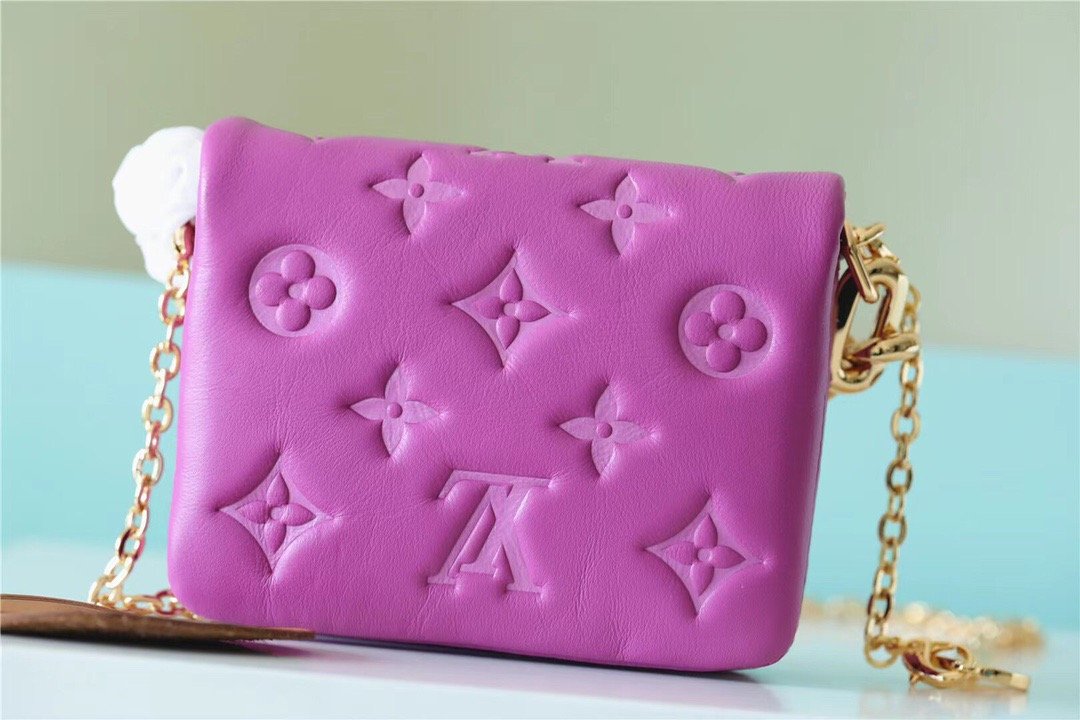 LV Beltbag Coussin Monogram Black For Womtlm, Womtlm’s Handbags, Shoulder And Crossbody Bags 5.1in/13cm LV M81127