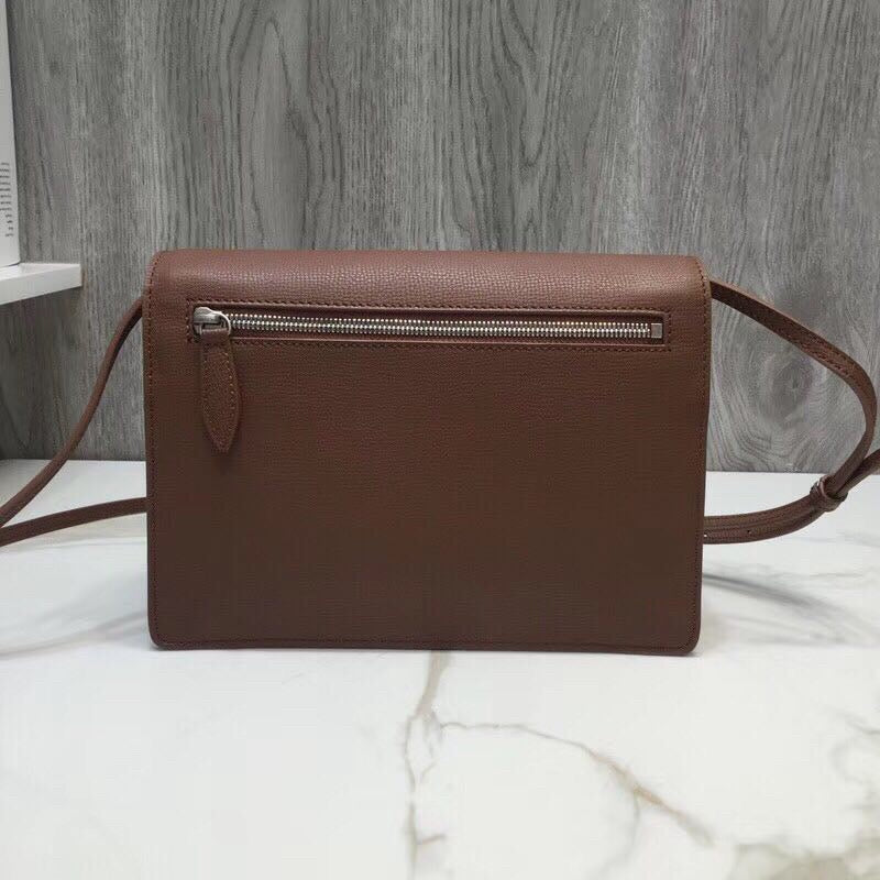 BB Small Vintage Check And Crossbody Bag Brown For Womtlm, Womtlm’s Bags 9in/24cm