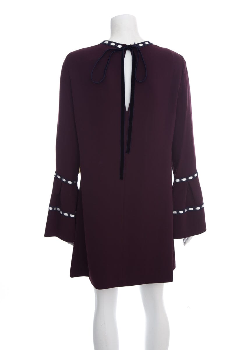Alexis Dark Purple Long Sleeve Dress SZ L NWT
