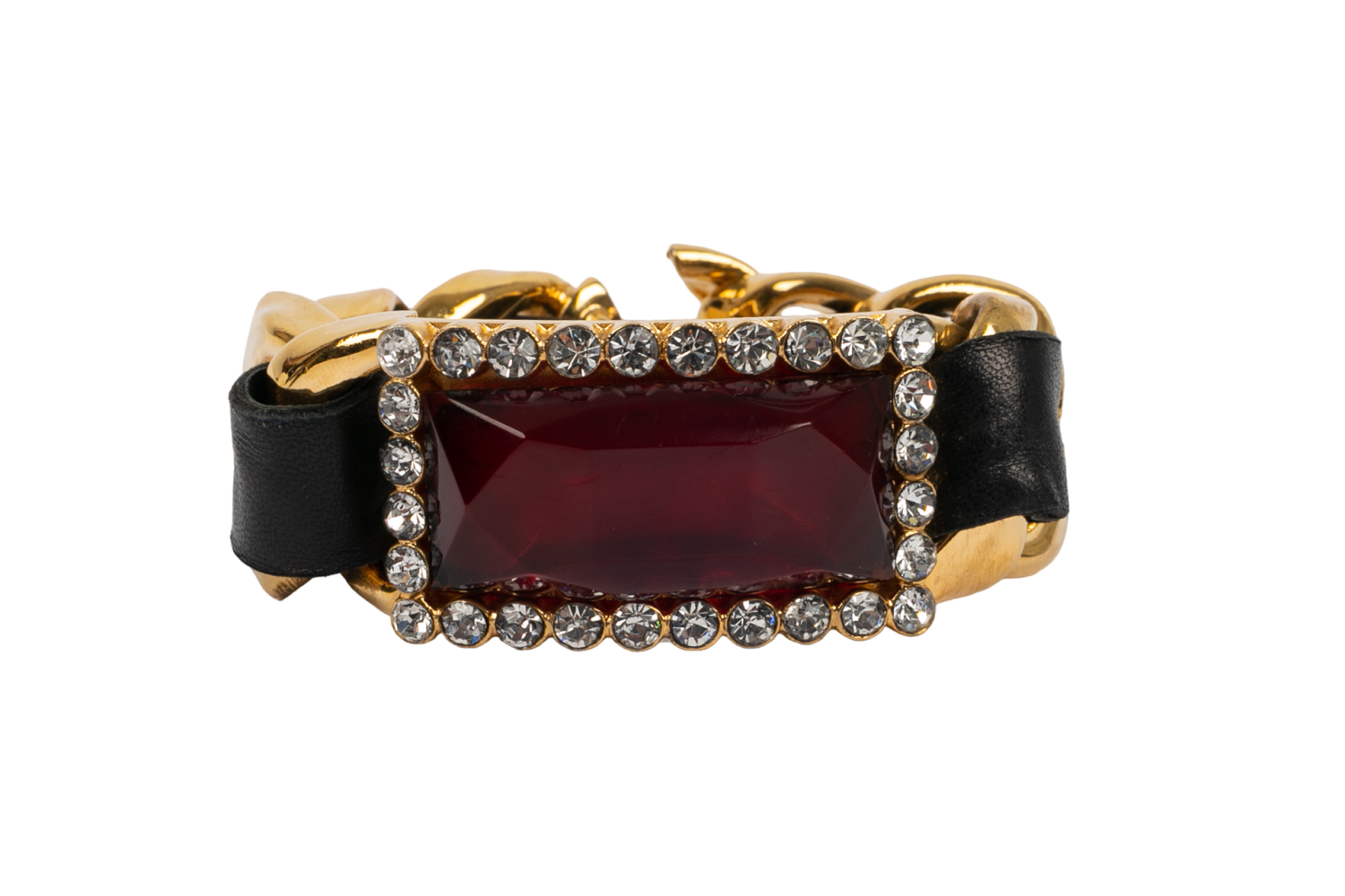 Bracelet en cuir Chanel