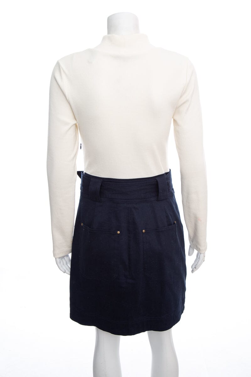 Veronica Beard Cream & Navy Dress SZ S