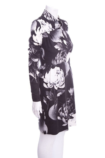 Johnathan Saunders Black & White Floral Dress SZ 34