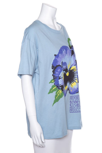 Gucci X George Kenneth Scott  Blue T-Shirt SZ L