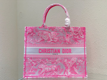 DI Large Book Tote Pink, For Womtlm, Womtlm’s Handbags 16.5in/42cm CD M1265ZRVJ_M956