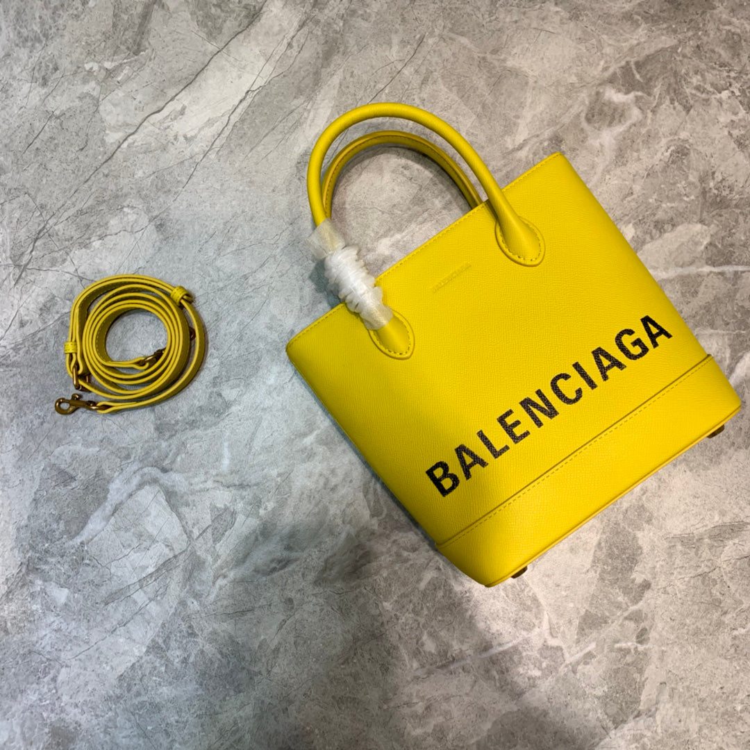 Baltlm Ville XXS Tote Bag In Yellow, For Womtlm,  Bags 8.3in/21cm