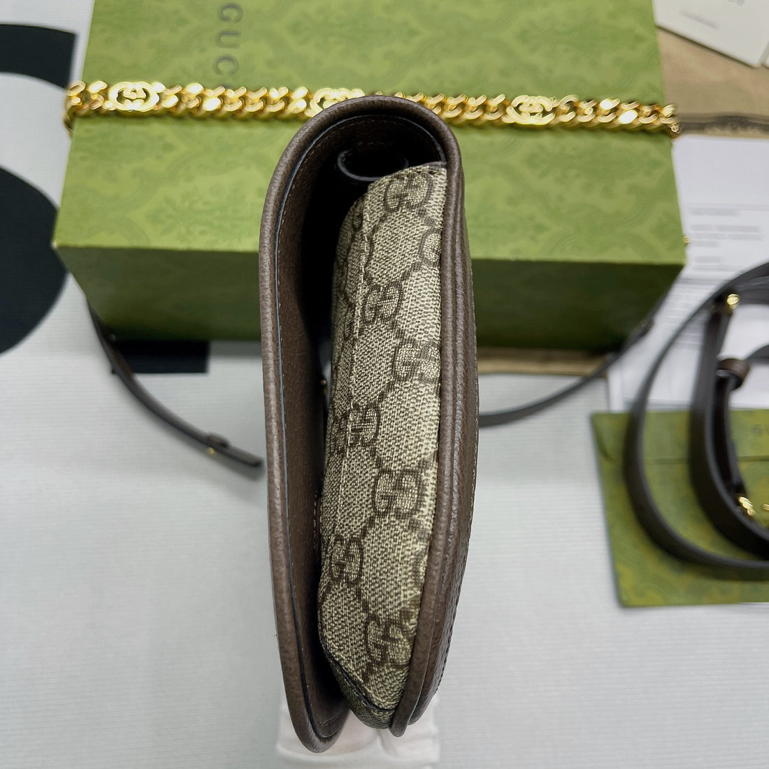 gg Blondie Shoulder Bag Beige For Women, Women&#8217;s Bags 11in/28cm gg 699268 K9GSG 8358