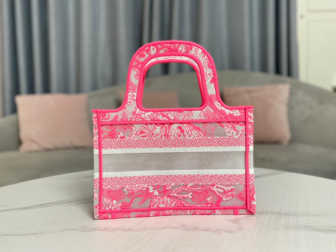 DI Mini Book Tote Pink, For Womtlm, Womtlm’s Handbags 22.5cm/9in CD S5475ZRVJ_M956