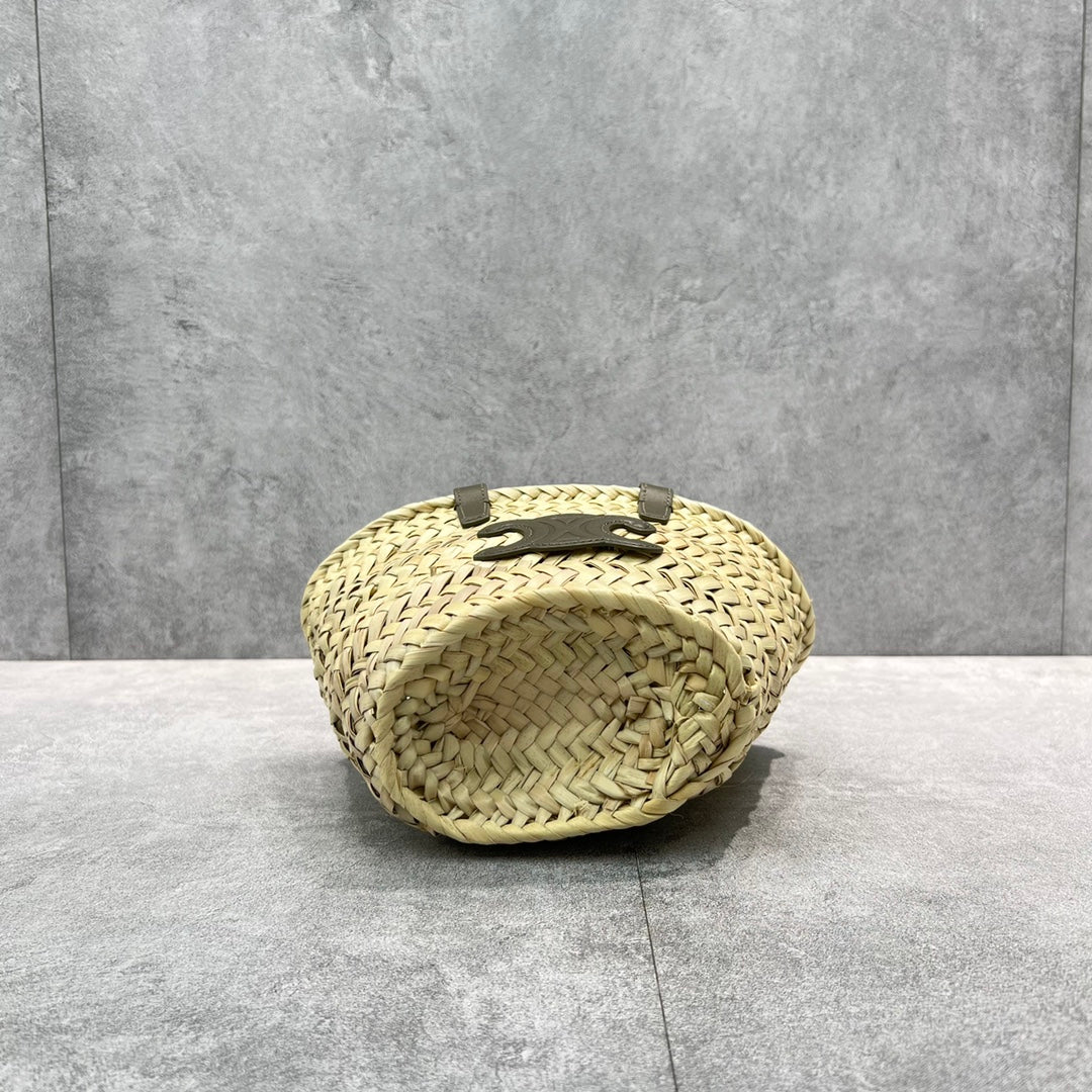 CE Tetlm Triomphe Classic Pannier Tote Dark Gretlm For Womtlm 8in/20cm