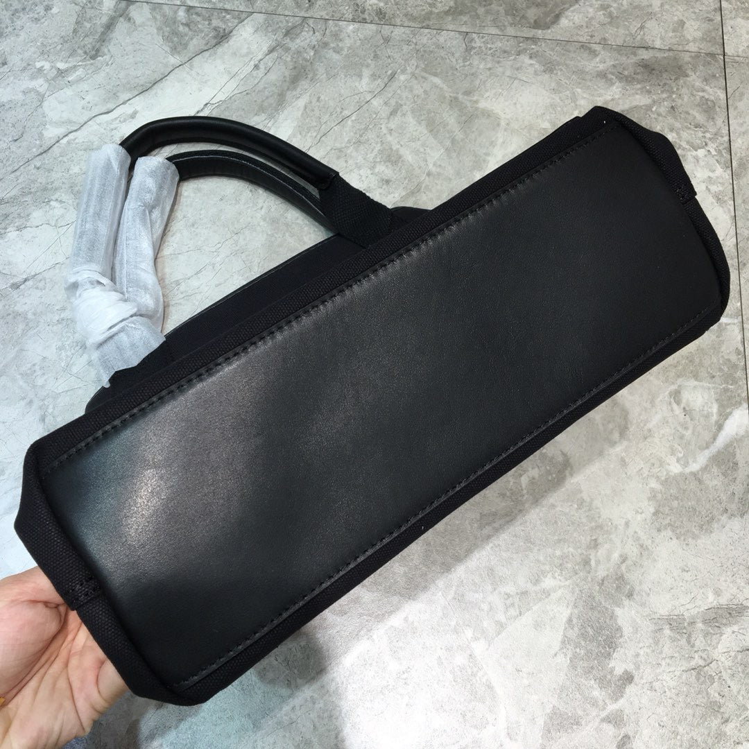 Baltlm Navy XS Tote Bag In Black And White, For Womtlm,  Bags 12.6in/32cm