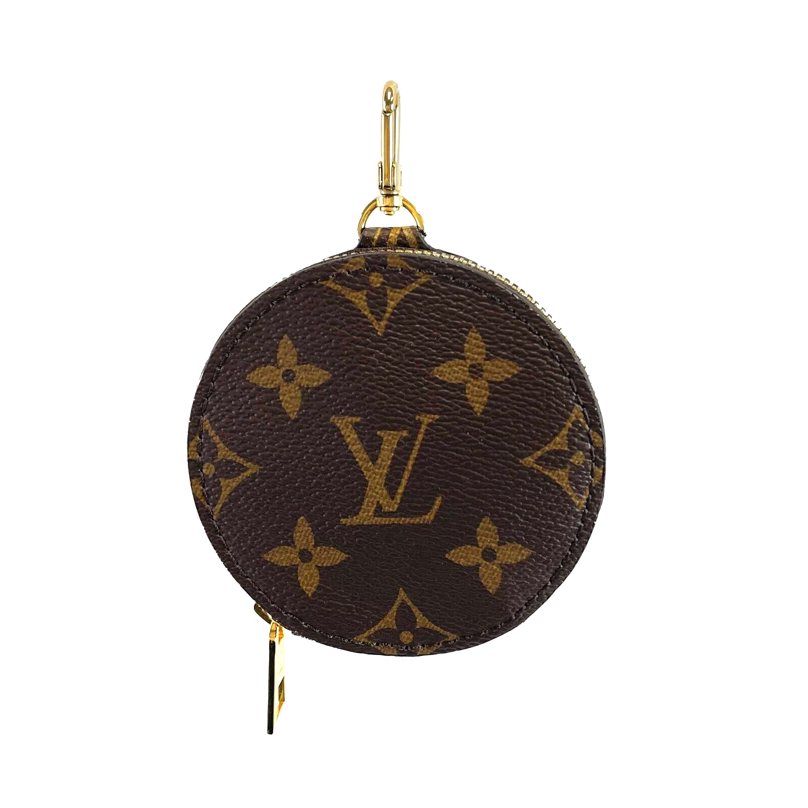 LOUIS VUITTON NEW Monogram Canvas Round Coin Multi Pochette Accessories Purse