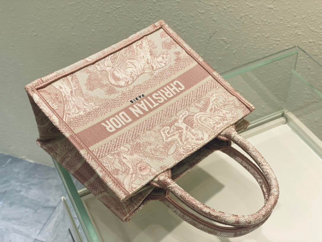 DI Small Book Tote Pink, For Womtlm, Womtlm’s Handbags 26.5cm/10.5in CD