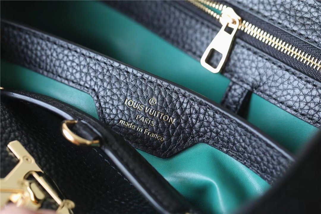 LV Capucines MM Taurillon Black For Womtlm,  Shoulder And Crossbody Bags 31.5cm/12.4in LV