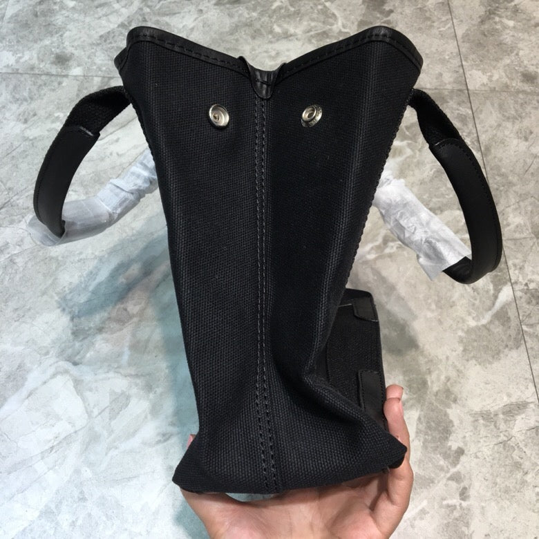 Baltlm Navy Small Cabas Tote Bag In Black, For Womtlm,  Bags 18.5in/47cm 3399332HH3N1000