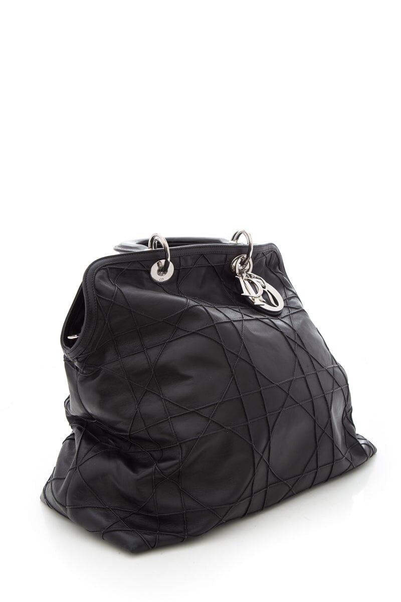 Dior Black Granville Satchel HandBag