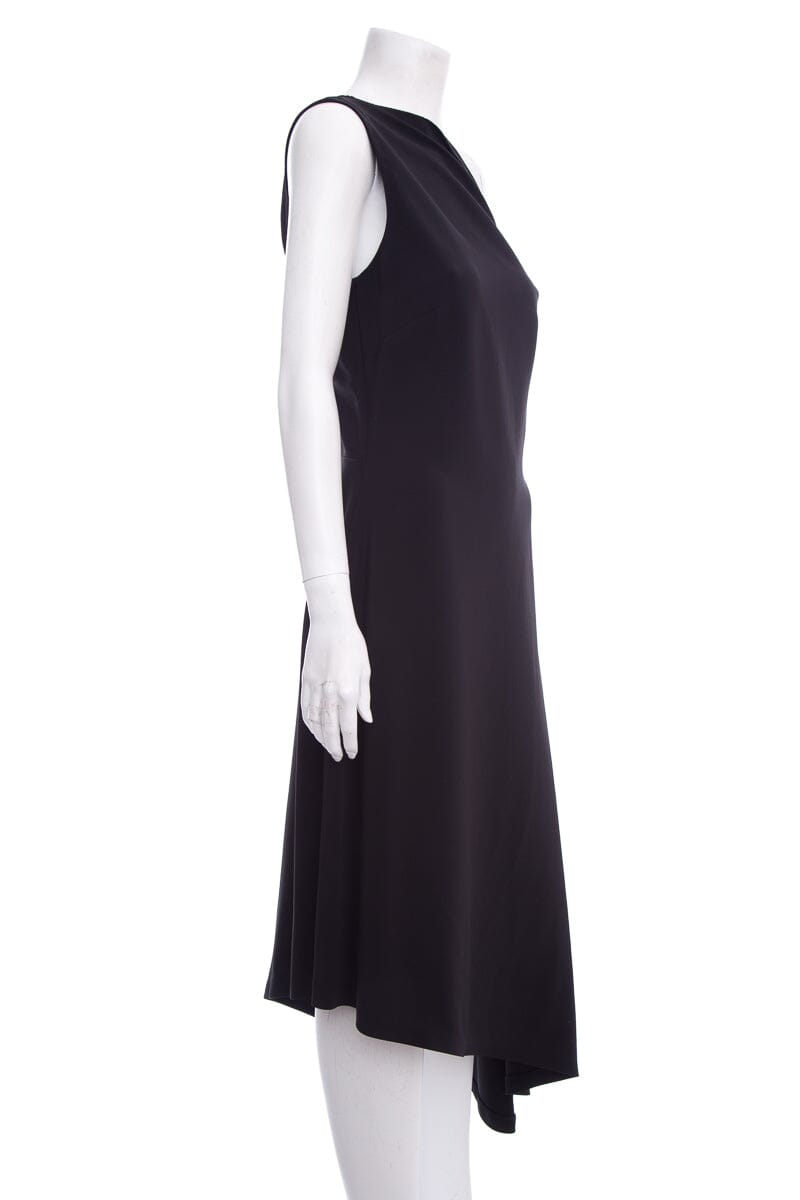 Rosetta Getty Black Drape Effect Dress SZ 8 NWT