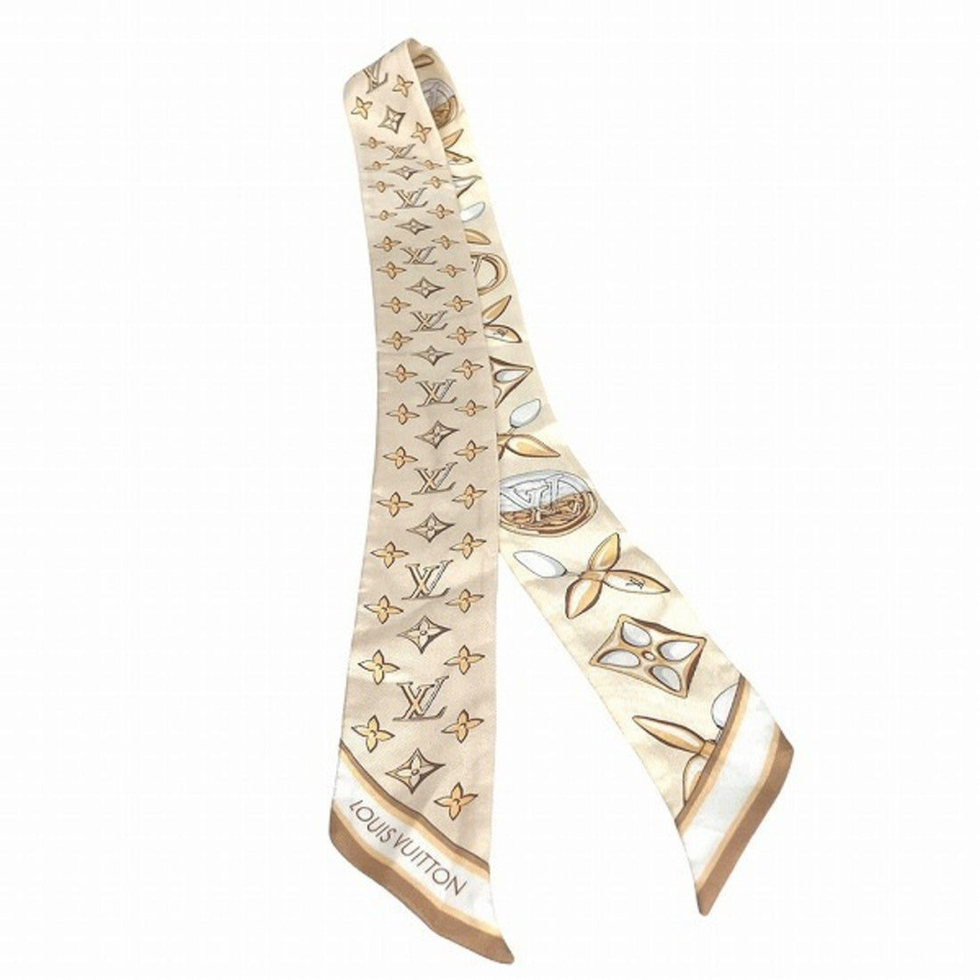 Louis Vuitton  yellow Silk Scarf