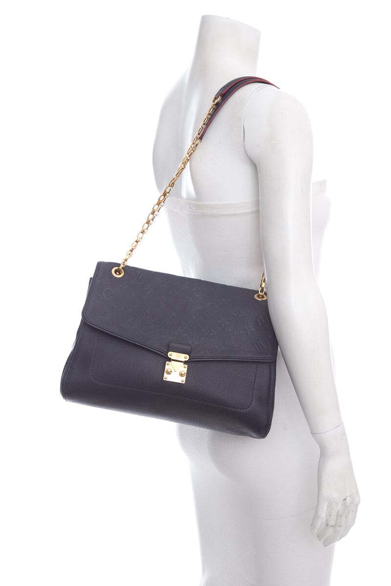 Louis Vuitton 2016 Navy Monogram Saint Germain MM HandBag